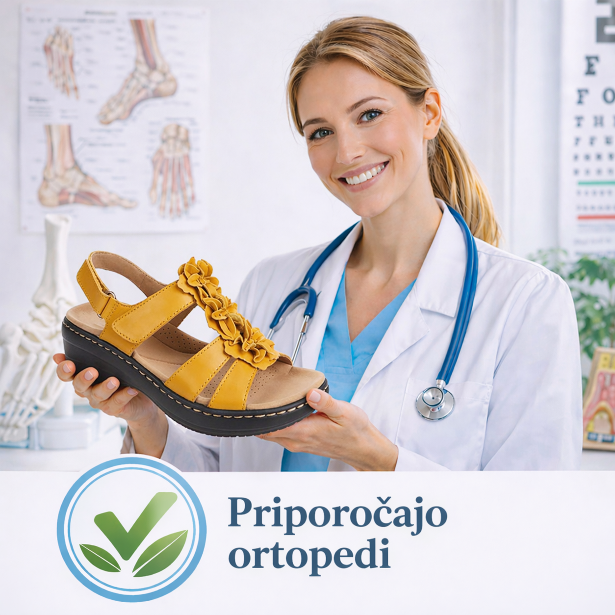 🔥Časno omejen 50 % popust! Poletni ortopedski sandali, ergonomsko oblikovani za udobje in lajšanje bolečin✅
