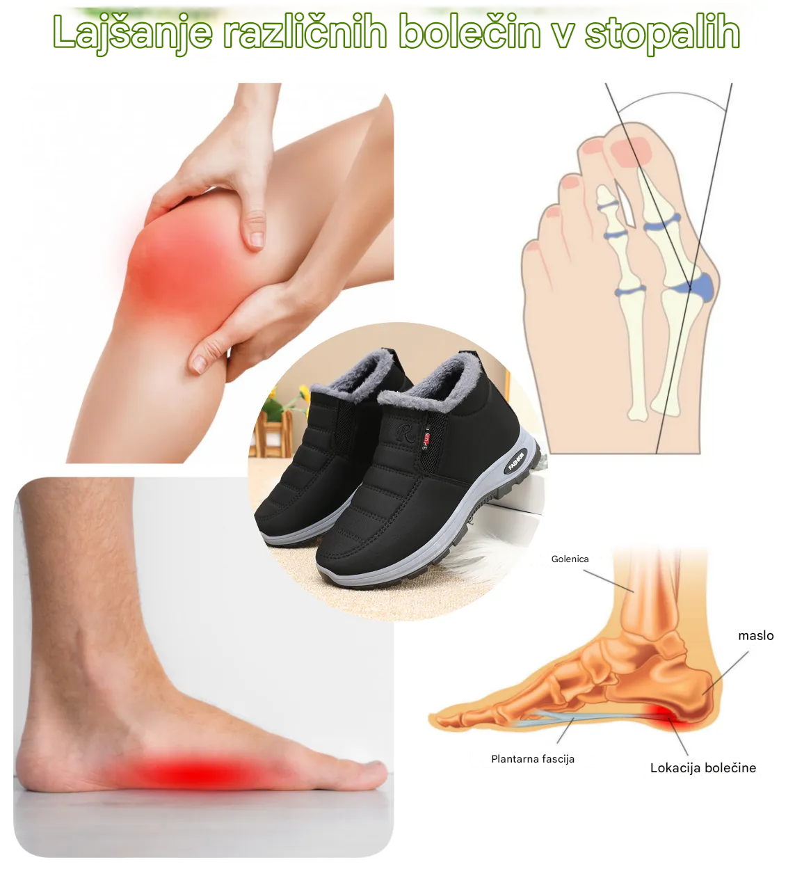 ⏰Samo danes! - VERNOAN® Snežni škornji, zimski čevlji, ki so nedrseči in topli. Na voljo so moške in ženske velikosti.