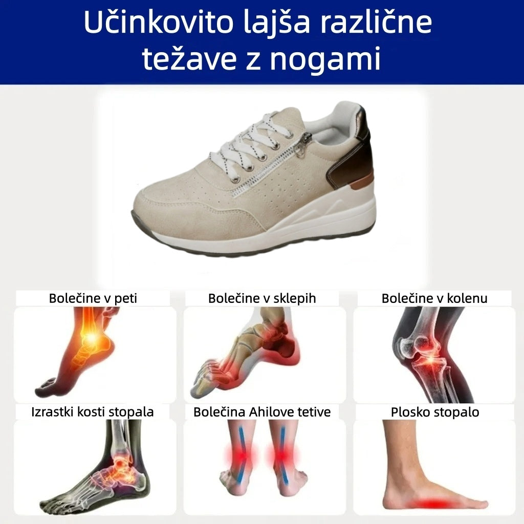 🔥 Danes za polovično ceno! Ne zamudite! ⏰ Ergonomsko oblikovani ortopedski čevlji - zagotavljajo naravno oporo stopalnega loka 👞 Z lahkoto lajšajo bolečine v stopalih