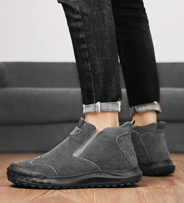 (🔥DNES SLEVA 50 % - NEPŘEHLÉDNĚTE) ⏰ - Měkké a pohodlné italské luxusní semišové ortopedické boty značky ( Zbavte se bolesti nohou)