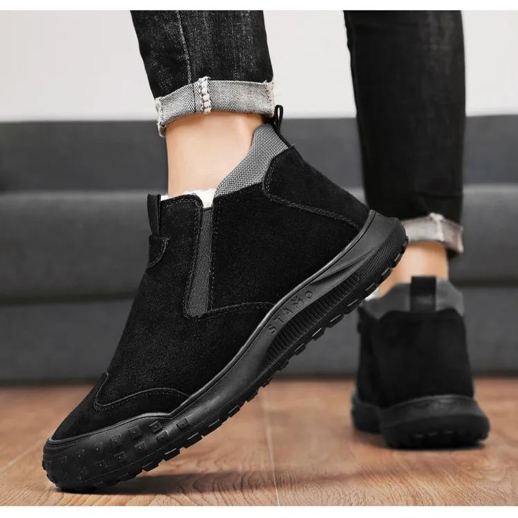 (🔥DNES SLEVA 50 % - NEPŘEHLÉDNĚTE) ⏰ - Měkké a pohodlné italské luxusní semišové ortopedické boty značky ( Zbavte se bolesti nohou)