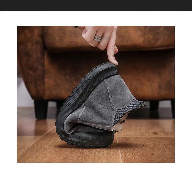 (🔥DNES SLEVA 50 % - NEPŘEHLÉDNĚTE) ⏰ - Měkké a pohodlné italské luxusní semišové ortopedické boty značky ( Zbavte se bolesti nohou)