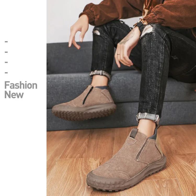 (🔥DNES SLEVA 50 % - NEPŘEHLÉDNĚTE) ⏰ - Měkké a pohodlné italské luxusní semišové ortopedické boty značky ( Zbavte se bolesti nohou)