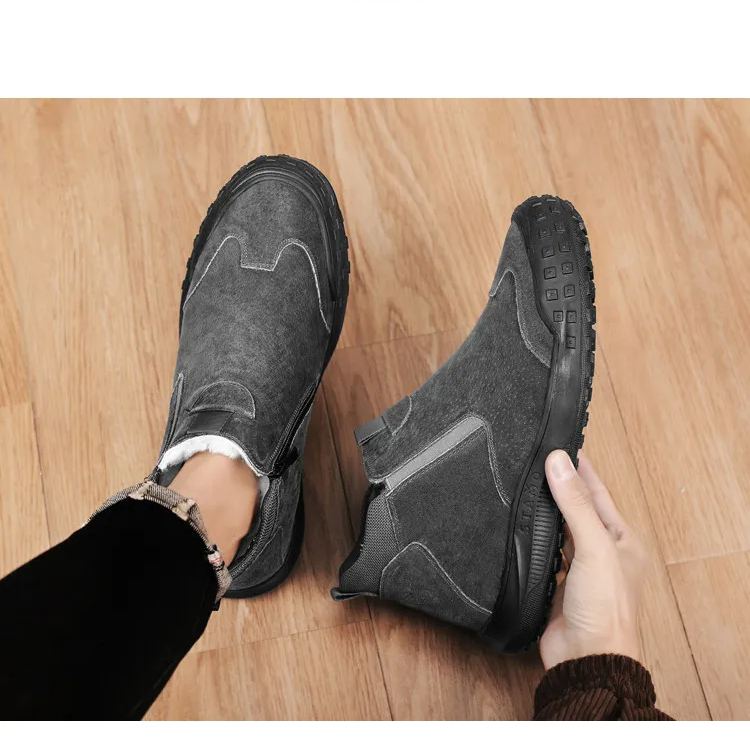 (🔥DNES SLEVA 50 % - NEPŘEHLÉDNĚTE) ⏰ - Měkké a pohodlné italské luxusní semišové ortopedické boty značky ( Zbavte se bolesti nohou)