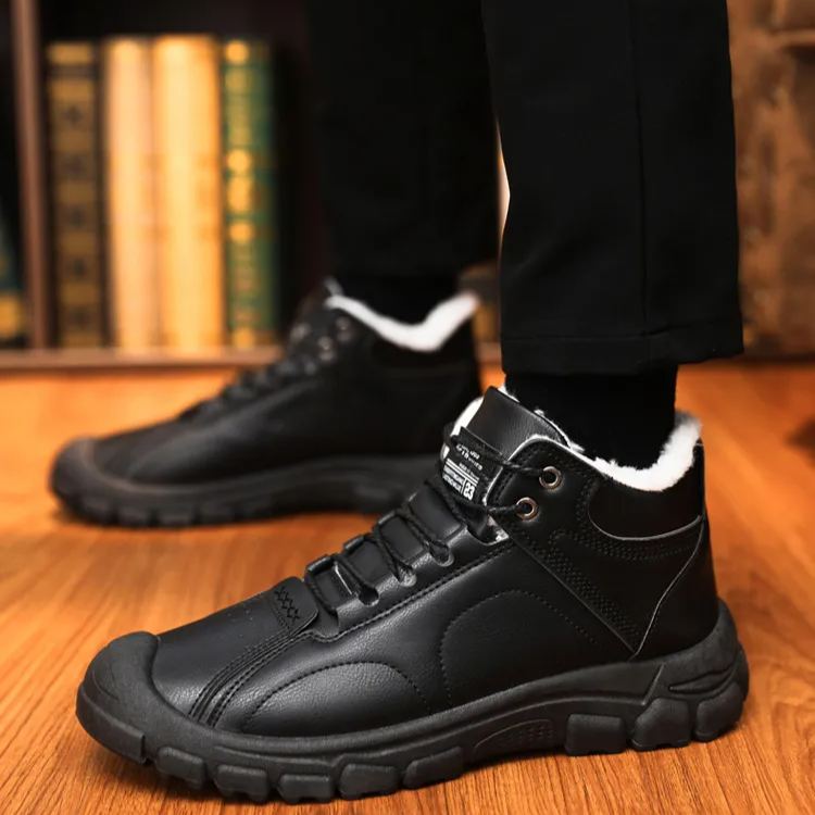 (🔥Dnes sleva 50 % – nenechte si to ujít) ⏰- Měkké a pohodlné vlněné boty z ortopedické kůže (podpora klenby – usnadňuje chůzi)