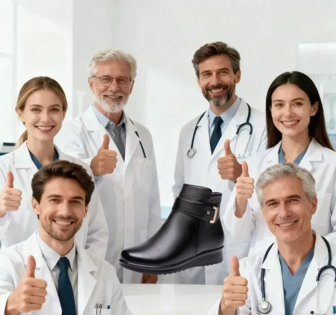 🔥Časovno omejena ponudba danes: 70 % popust! ⏰- Zimski topli usnjeni škornji VERNOAN®. 👍Ortopedska obutev, zasnovana posebej za ženske. Podpora za stopalni lok za lažjo hojo.