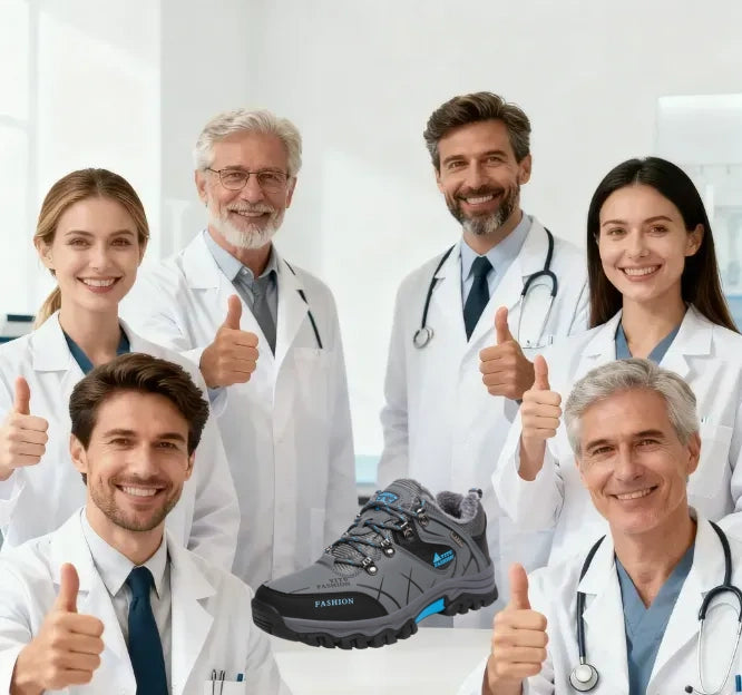 VERNOAN® Nedrseči topli čevlji za prosti čas - Ergonomsko oblikovani zimski ortopedski čevlji, ki lajšajo bolečine v stopalih, kolenih in hrbtu.