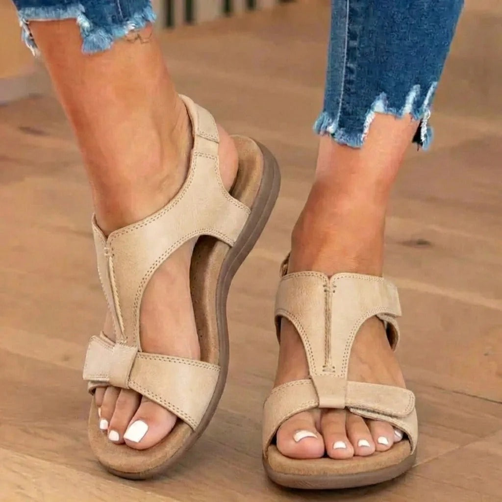 【🎁Zadnji dan po polovični ceni! Ne zamudite!】Ortopedski in udarno blažilni sandali z ergonomsko zasnovo za udobnejšo hojo👞