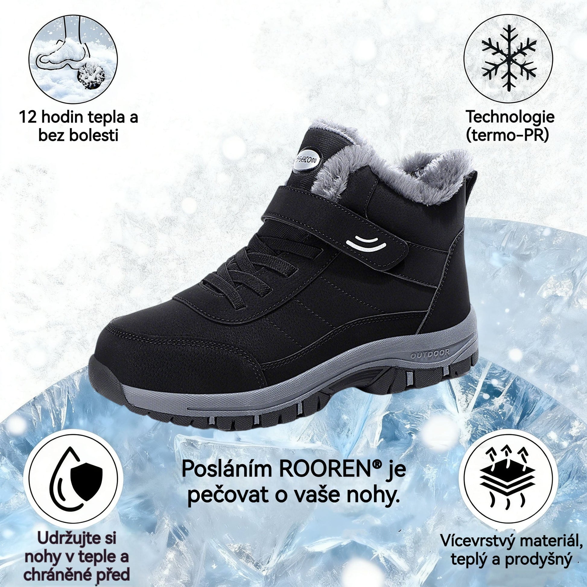 (🔥Dnes po omezenou dobu platí sleva 70 % – nenechte si ji ujít!)⏰ – Luxusní italská zimní ortopedická obuv – ergonomicky tvarovaná pro celodenní chůzi, která zmírňuje únavu a bolest.