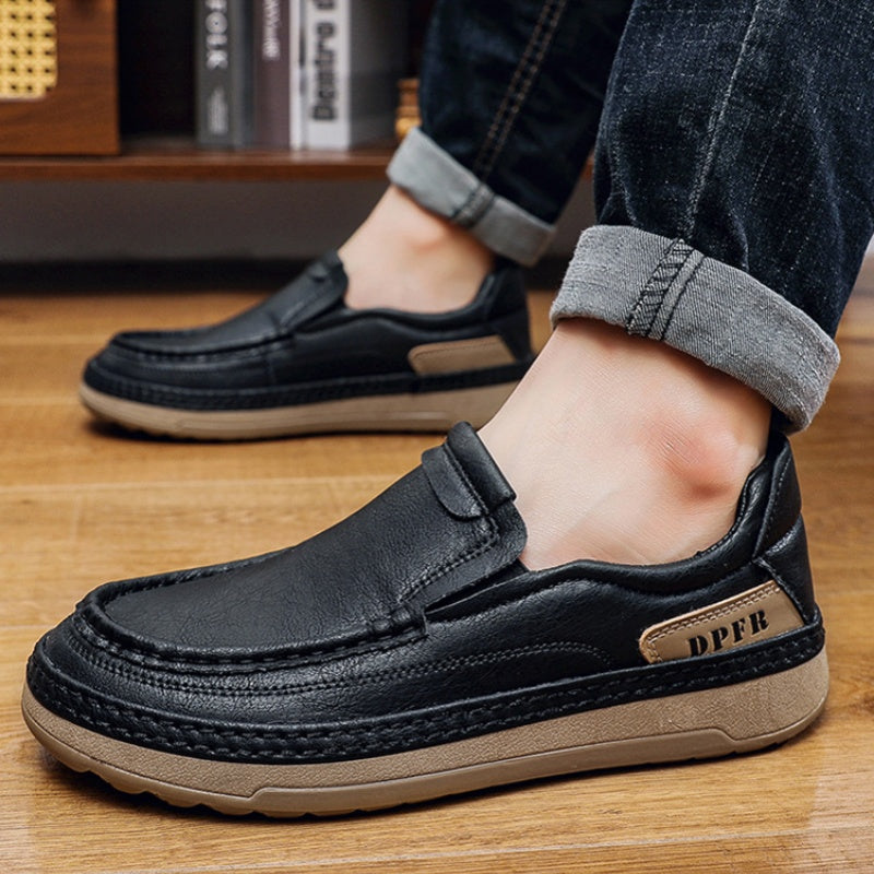 🎉 Danes -50 %! 👞 Moški usnjeni čevlji za uporabo vsak dan 🐂 Izdelani iz kakovostnega avstralskega govejega usnja ✅ Zračni in lahki 🦶 Podpora loku stopala in učinkovito blaženje udarcev ✅ Primerni za celodnevno hojo brez nelagodja