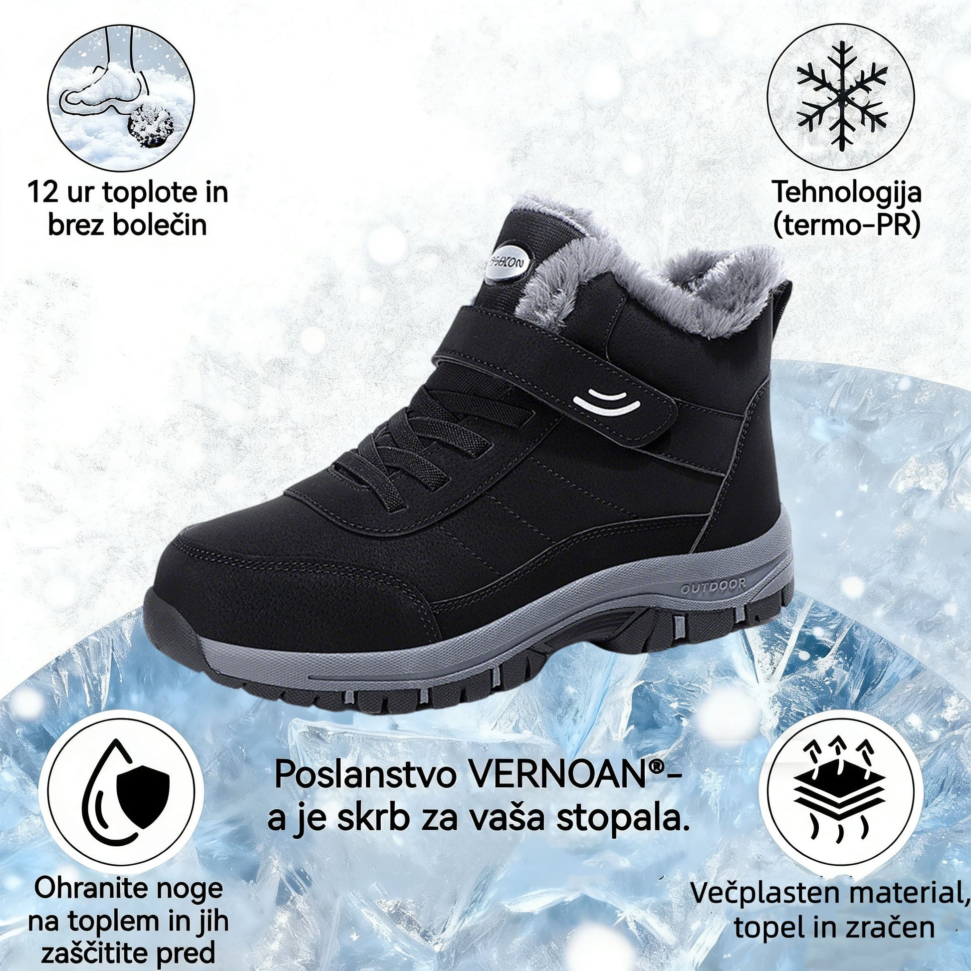 (🔥Danes je časovno omejen 70% popust - ne zamudite!)⏰ - Luksuzni italijanski zimski ortopedski čevlji - ergonomsko oblikovani za celodnevno hojo, ki lajšajo utrujenost in bolečine.