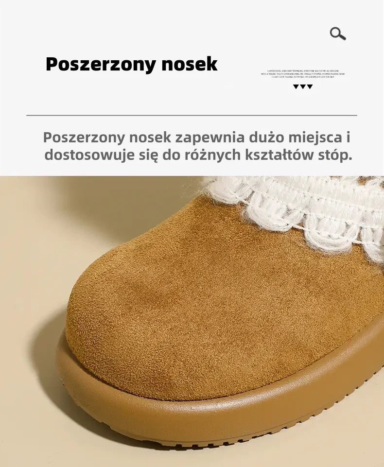 (🔥60% zniżki dzisiaj - nie przegap!)⏰ - Miękkie, wygodne i ciepłe buty z owczej skóry w stylu vintage ✅(z podparciem łuku stopy - aby złagodzić dyskomfort stóp)